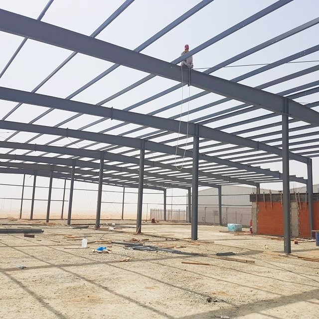Professional Prefab/Prefabricated Steel Structure Workshop Building Manufacture Metal Sheet Roof Panel Frame Airplane Aircraft Warehouse Hangar with Large Span