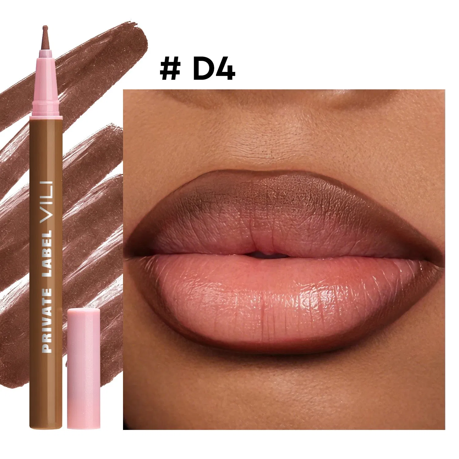Non Irritating Custom Water-Proof Lip Liner Pencil for Gathering