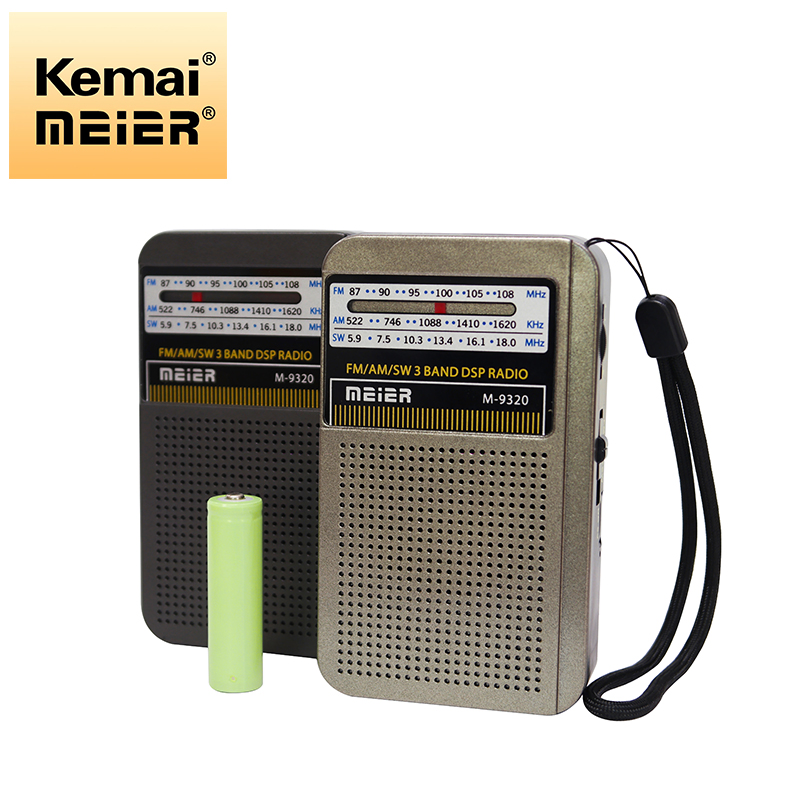 Meier M-9320 Portable 3-Band Am FM Sw War or Disaster Radio Li-ion Battery Mini Radio