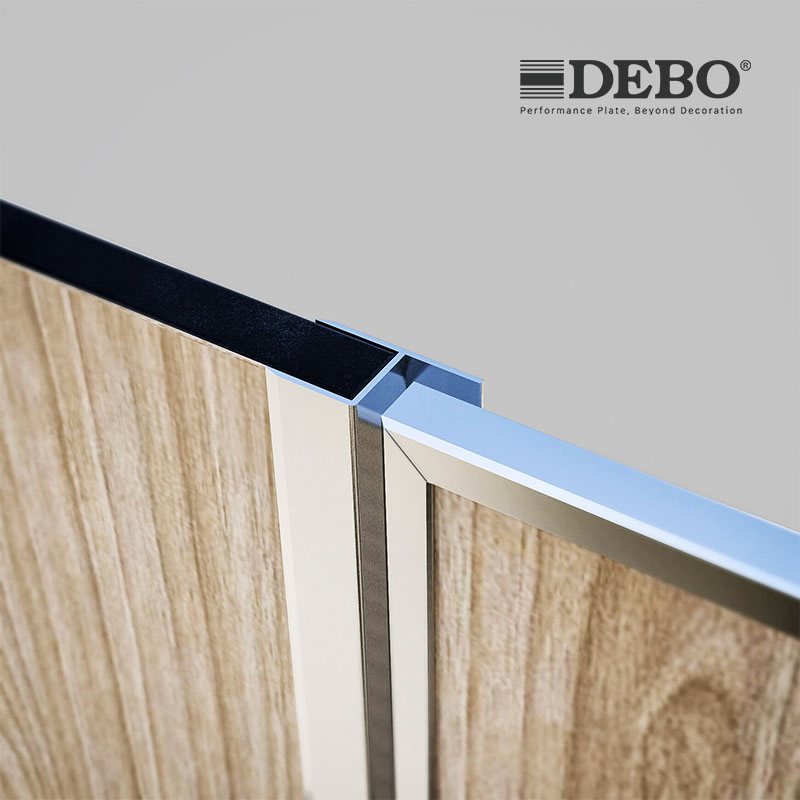 Chinese Factory Debo Customized Size Compact Density Fiberboard Panel for Toilet Cubicle Partition for College