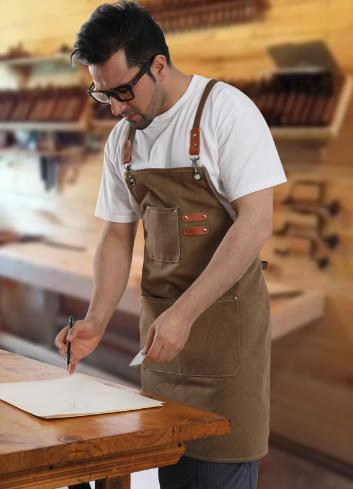 Gardening Waterproof Coffee Hairdresser Working Apron