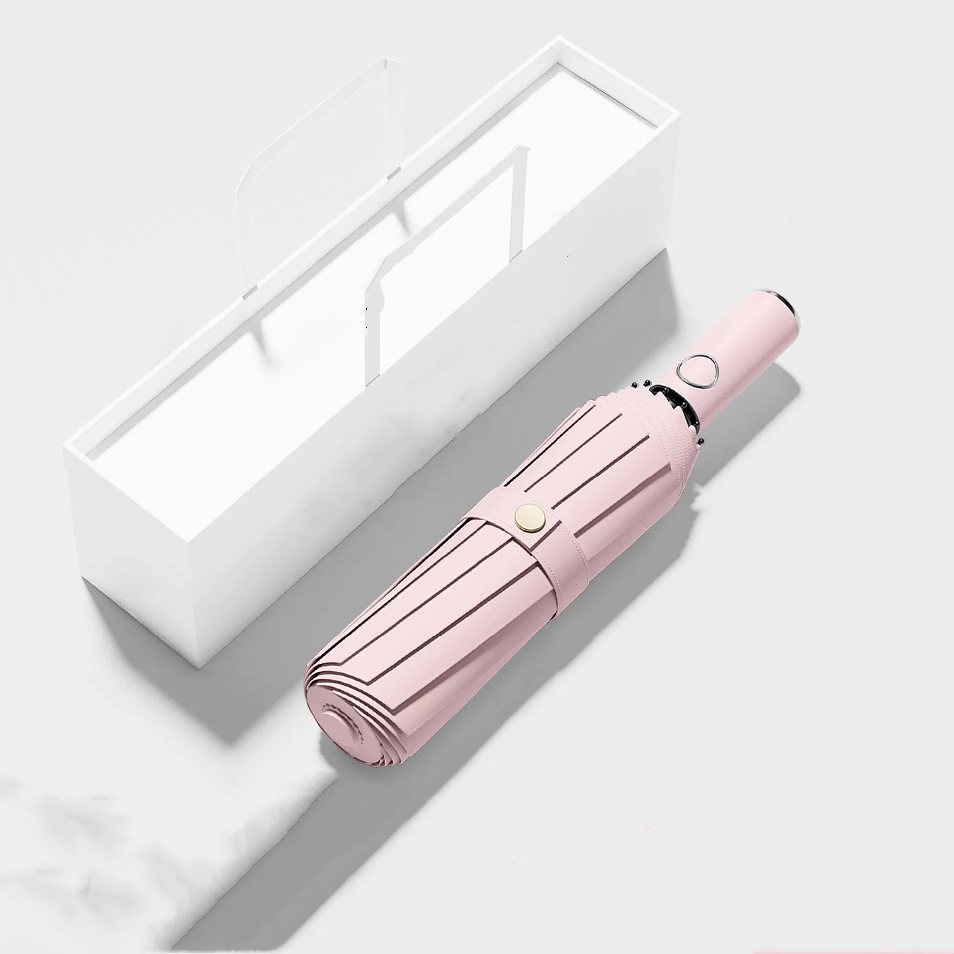 Складной зонт с логотипом, автоматический, оптом