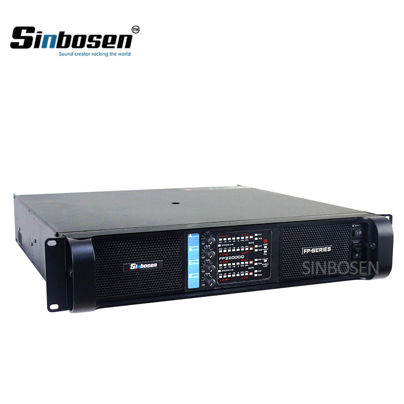 Sinbosen 4 Channel PA Professional Amplifier Subwoofer Fp22000q 10000 Watt Power Amplifier