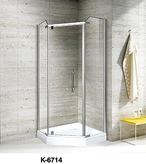 Modern Bathroom Simple Shower Glass Cabin Bath Portable Steam Room