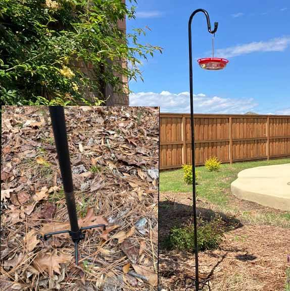 Steel Metal Outdoor Garden Shepherd Hook