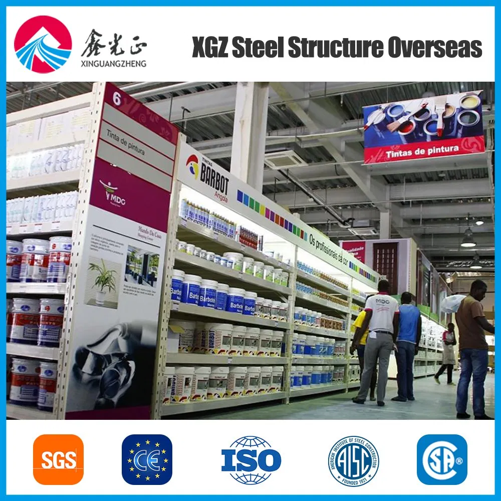 Modern Eco-Friendly Steel Frame Commercial Structure for Sustainable Business