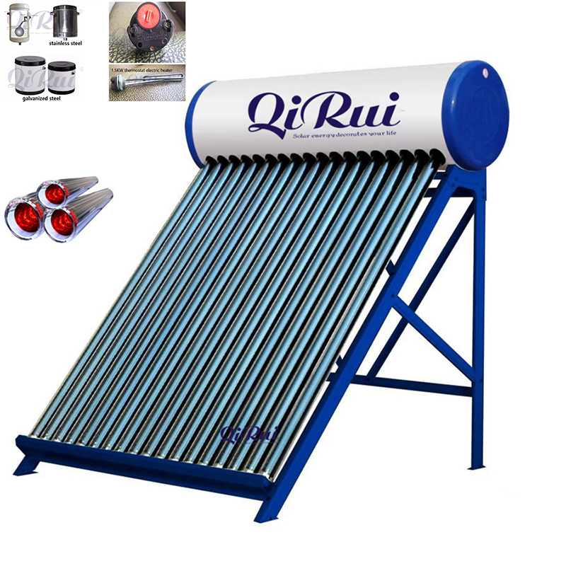 80L 100L 150L 200L Thermo Tanque De Agua Domestic Solar Hot Water Geyser with Feeder Tank