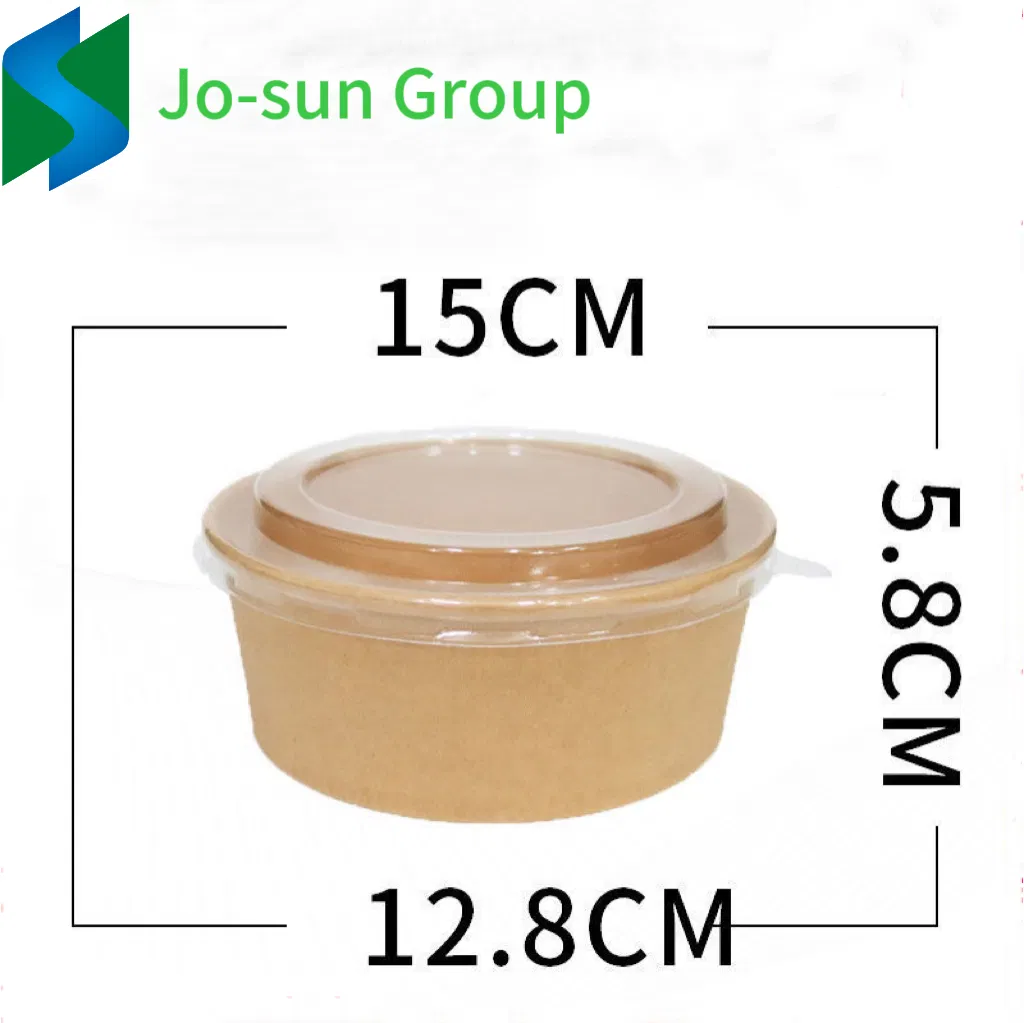 Jo-Sun Biodegradable Disposable Customized Sturdy Kraft Paper Soup Bowl