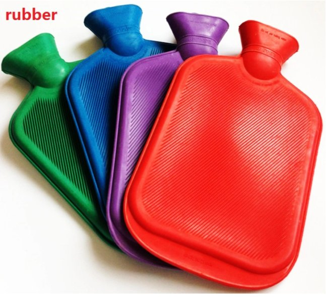 Wholesale Medical Grade Rubber Hot Water Bottle Bag 500ml, 750ml, 1000ml, 2000ml
