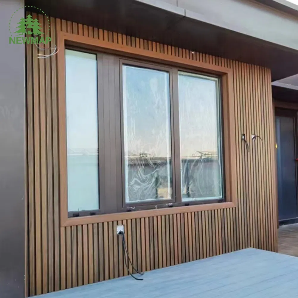 Co-Extruded Fluted Durable WPC Wall Panel for Exterior and Ceiling Cladding