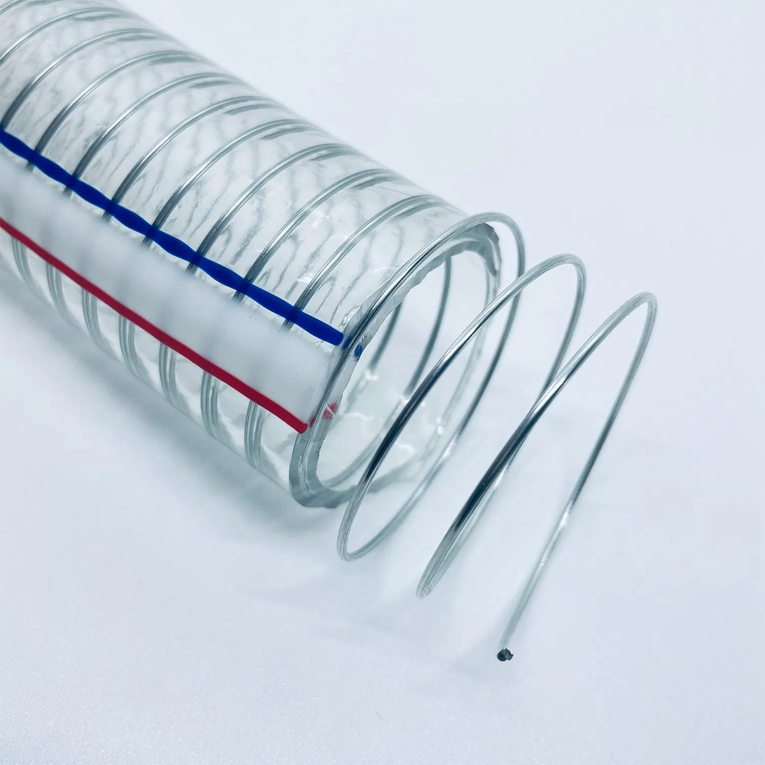 High Quality Transparent PVC Steel Wire Spiral 1/4 "~10" Inch Suction/Drainage Hose