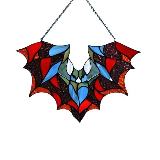 Acrylic Glass Art Wall Decor Halloween Bats Bl28422