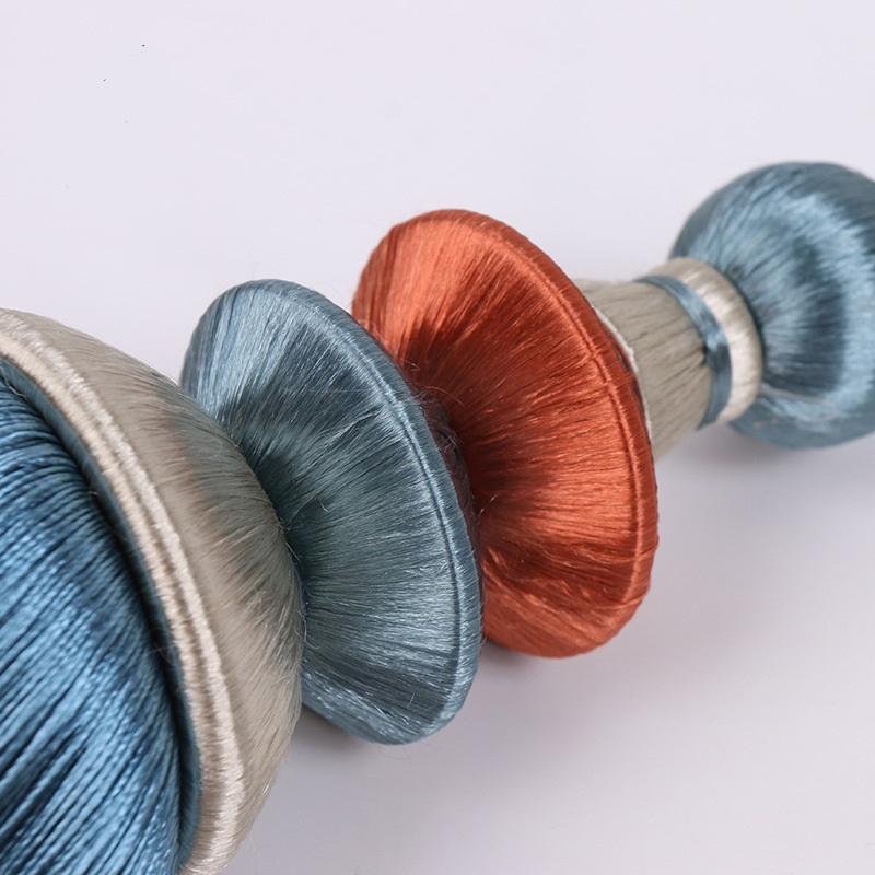 Antique Color Curtain Tassels Tieback Double Saucer Hanging Ball Curtain Tieback