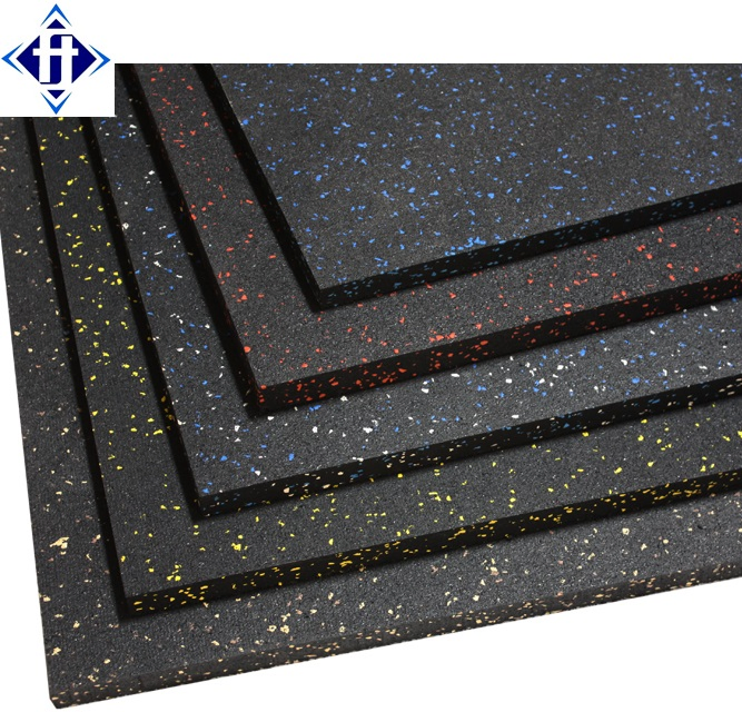 Home Fitness 15mm Thick Rubber Gym Floor Mat