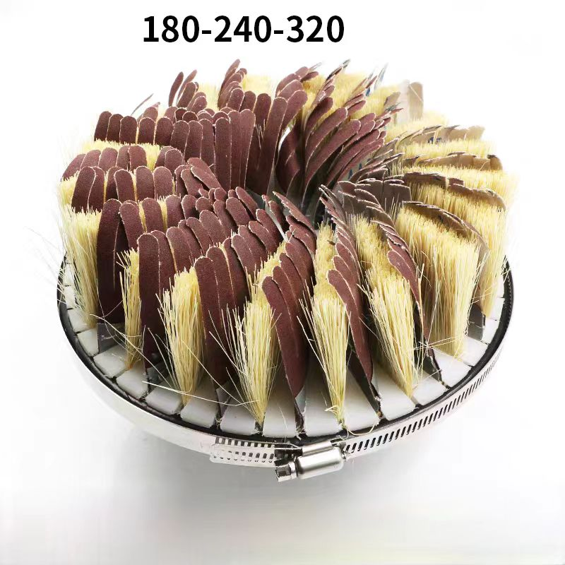 Quality Guaranteed Polishing Sandpaper Sisal Brush Disc Cabinet Door Polishing Woodworking Disc Brush