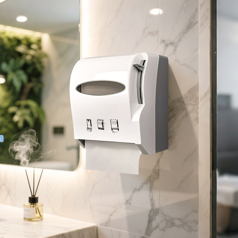 Commercial Toliet Accessories Polypropylene Lever Roll Hand Towel Dispenser