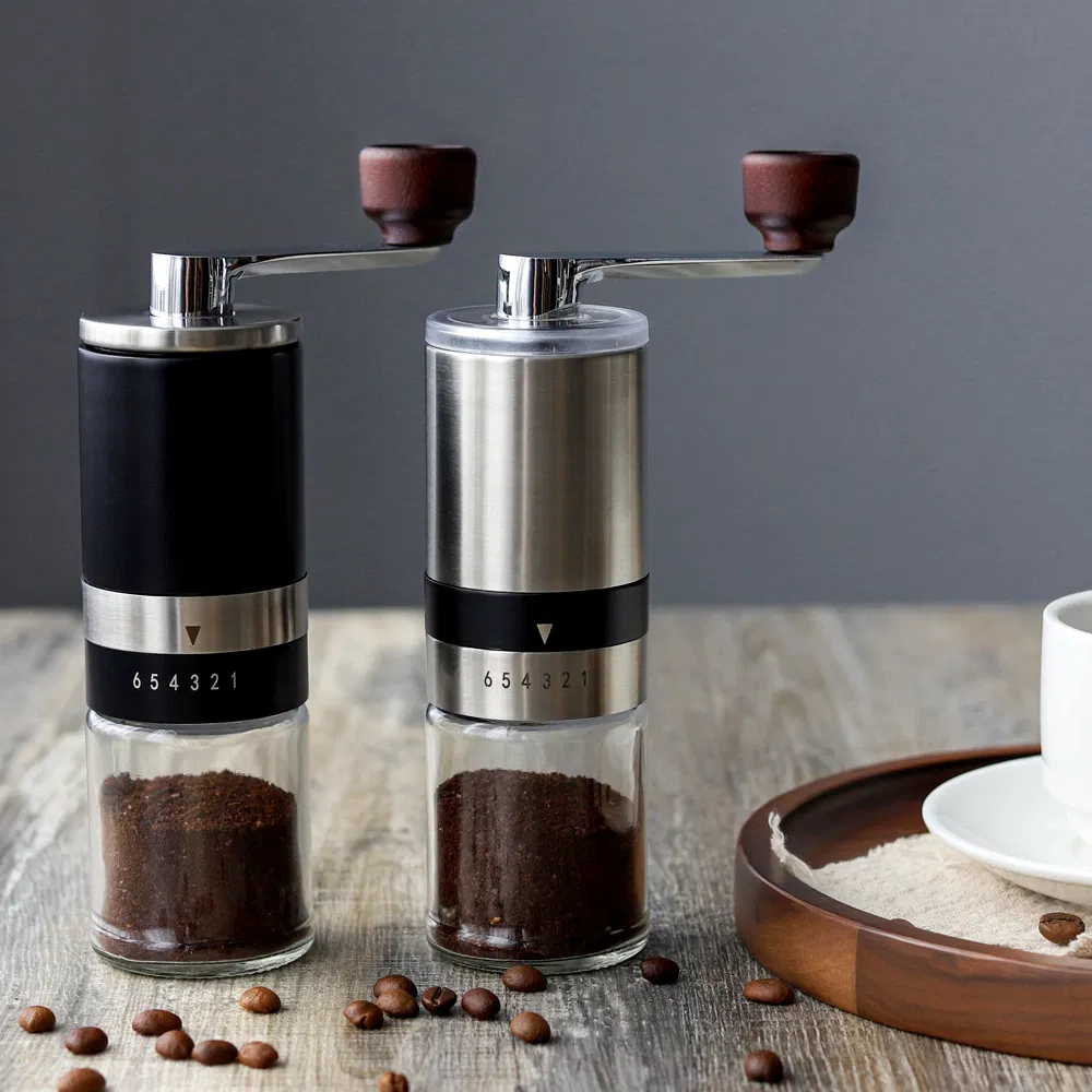 Commercial Mini Coffee Bean Grinder Portable Hand Espresso Cafe Manual Coffee Grinders