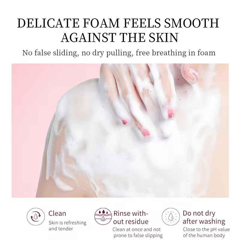 Ditong Organic Herbal Fragrance Oil Controil Smoothing Skin Bubble Moisturizing Shower Gel
