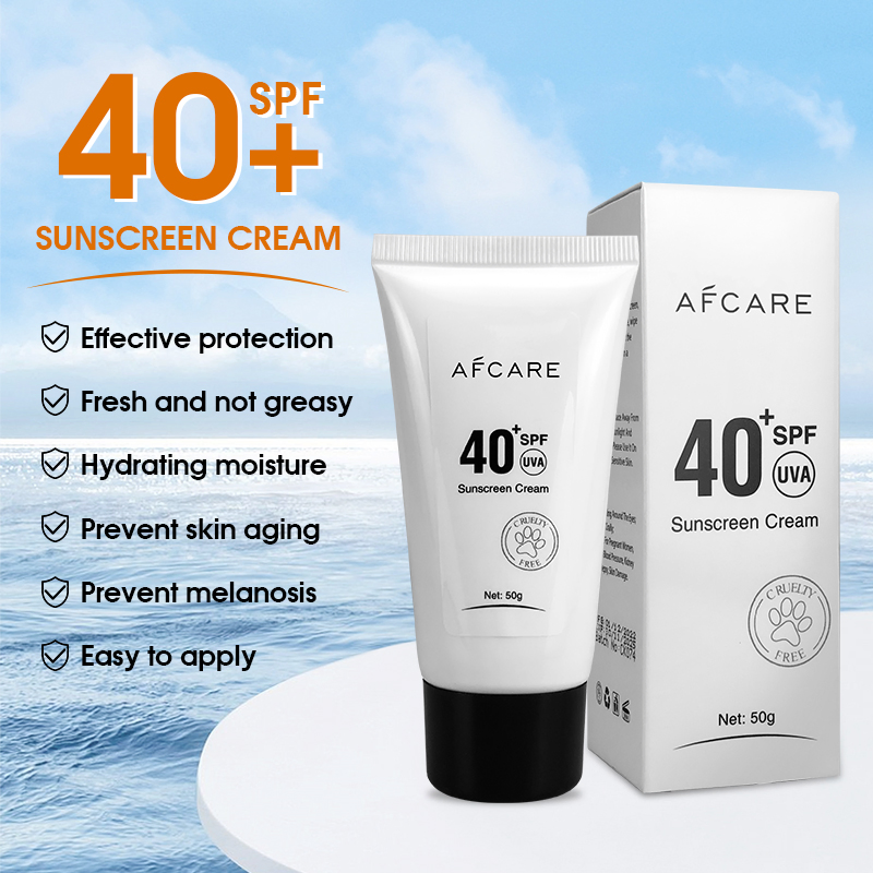 Private Label Sunscreen Cream SPF 50 Tinted Sun Screen Skin Whitening Sunburn