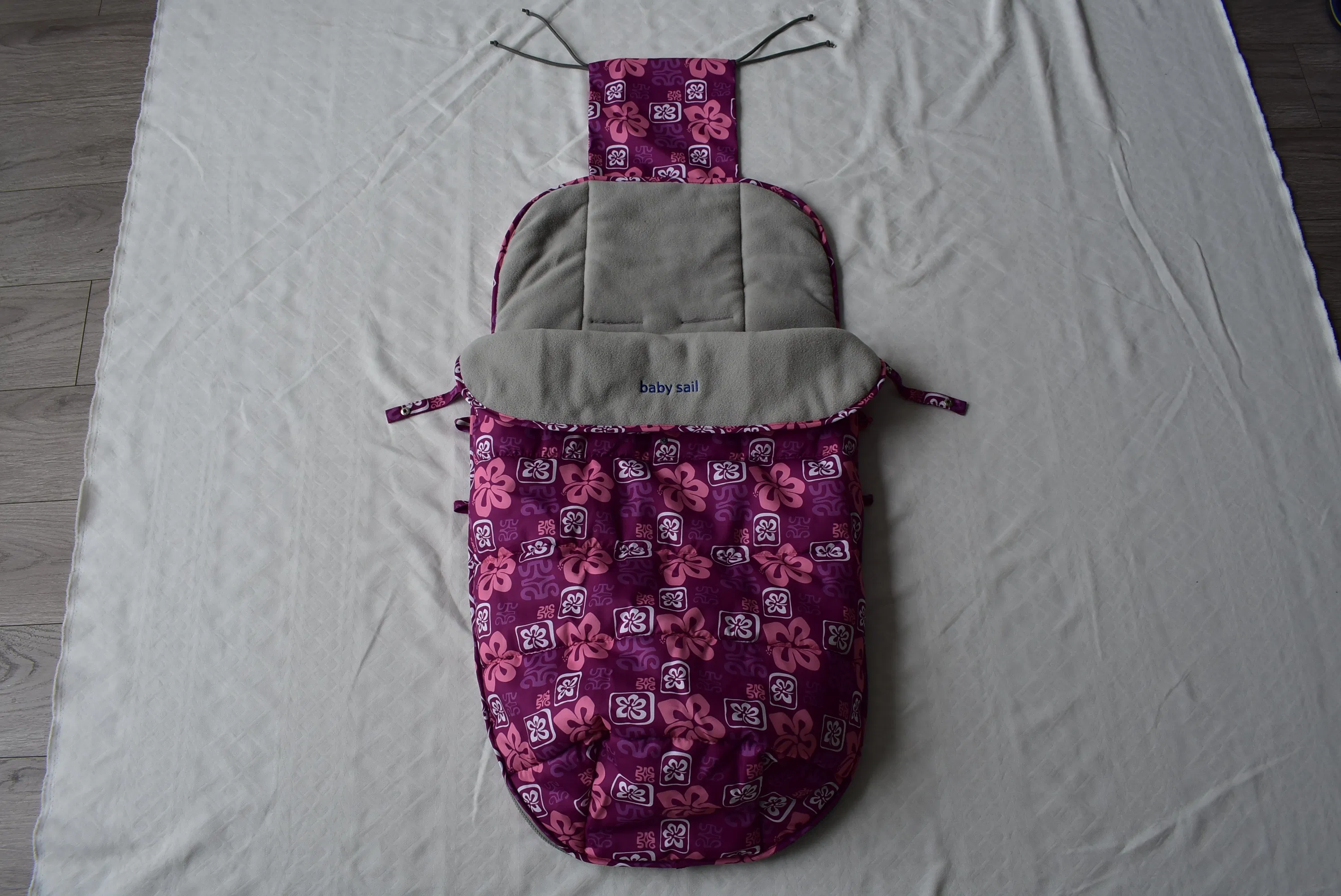 Warm and Soft Sleeping Bag Kids Warm Winter Stroller Footmuff Sherpa Lining