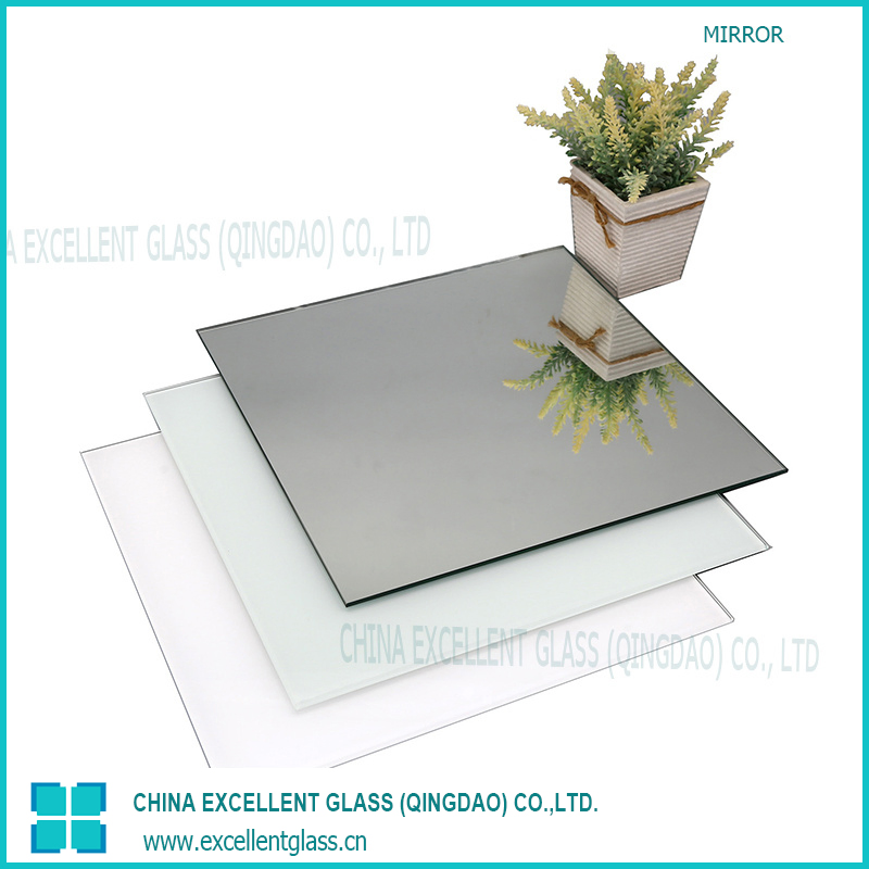 Home Decor Wall Mirror - Round/Square Frameless Mirror for Living Room/Bedroom