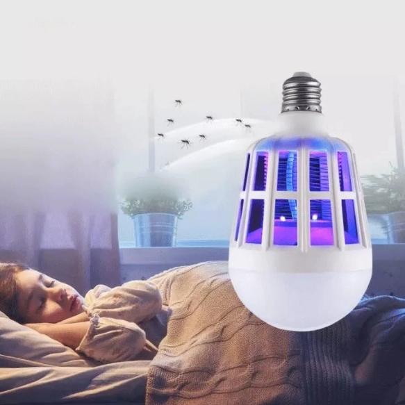 All in One 15W LED Bulb Mosquito Killer Lamp Bug Zapper Light