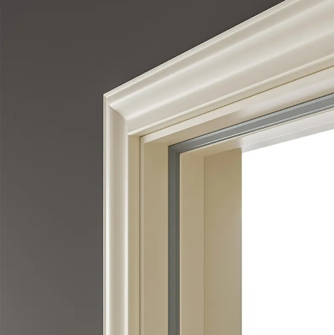 Water Proof Interior White Bedroom WPC Door Design with Door Frame for Direct Sales China Wholesale