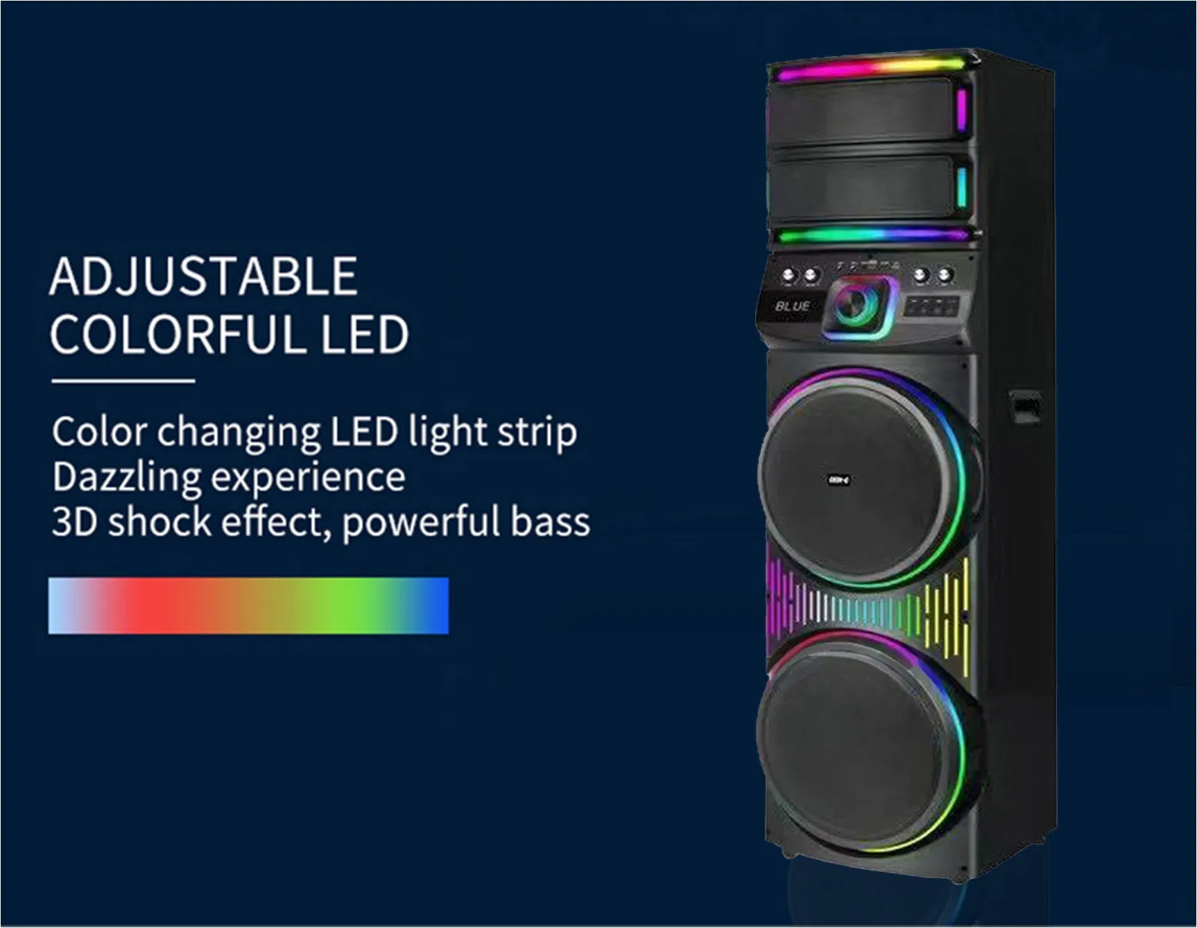 Караоке-система 80Вт с сабвуфером и Bluetooth