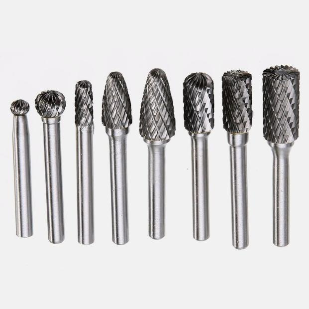 Tool Rotary Electric Burr Set Files Sliver Tungsten Carbide Burr 8PCS Set
