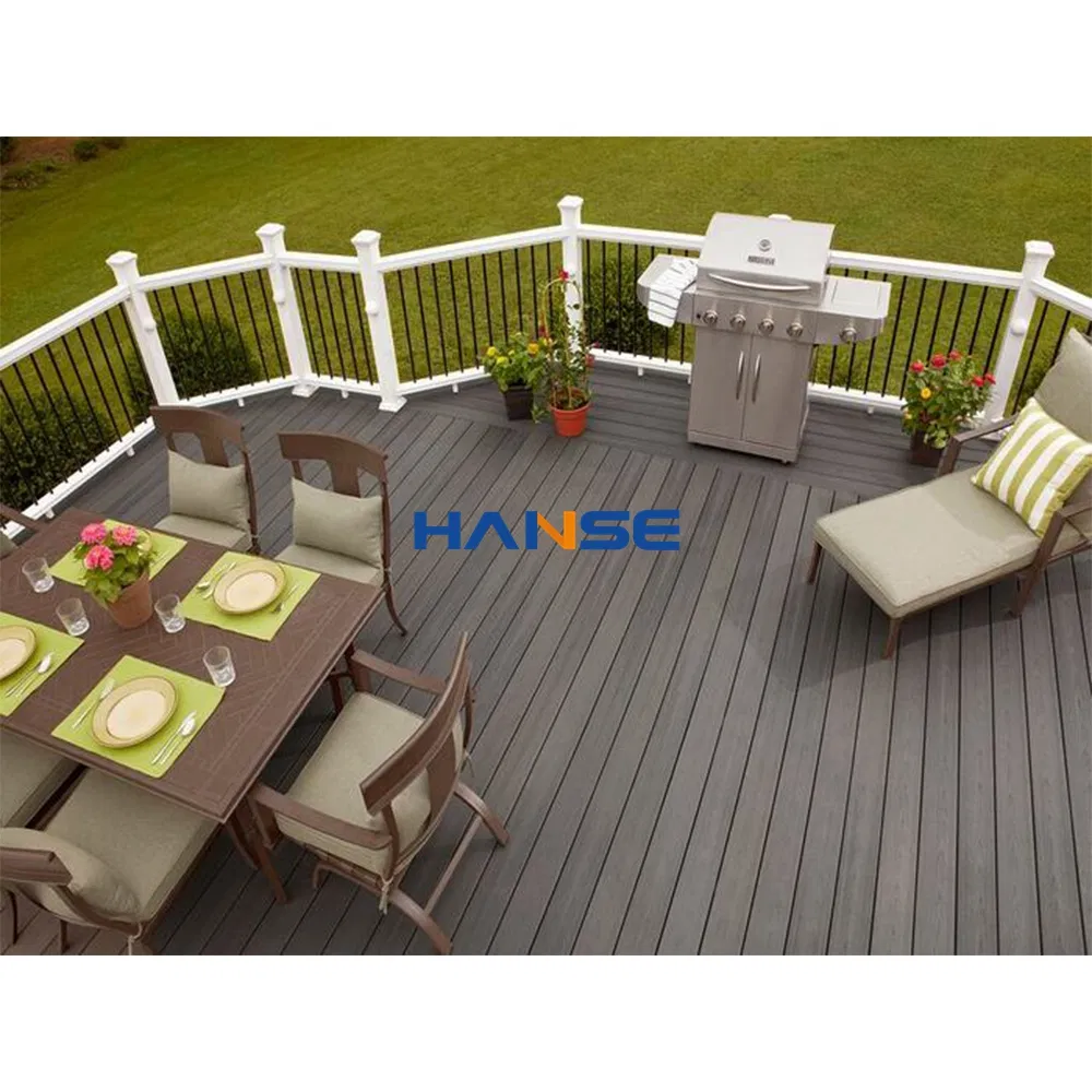 New Europe Standard Price Co-Extrusion Solid Resistant Wood Texture Waterproof Plastic Composite WPC Decking Floor Outdoor