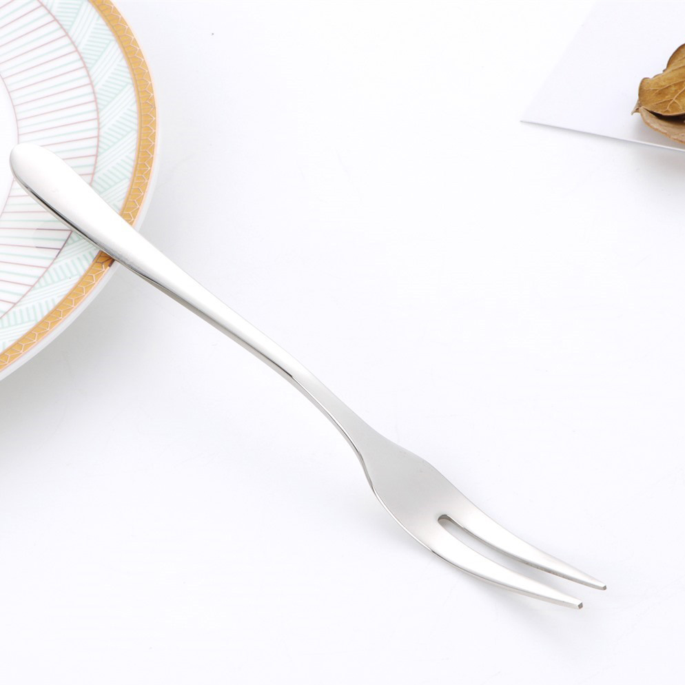 Amazon Price High Quality Stainless Steel Dessert Fork Customized Logo
