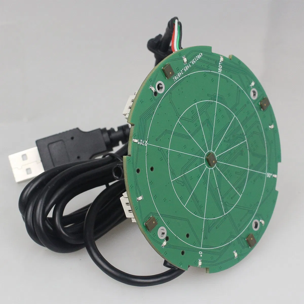 360° Voice Pickup Ring Microphone Array with Sound Source Localization for Ai Robots