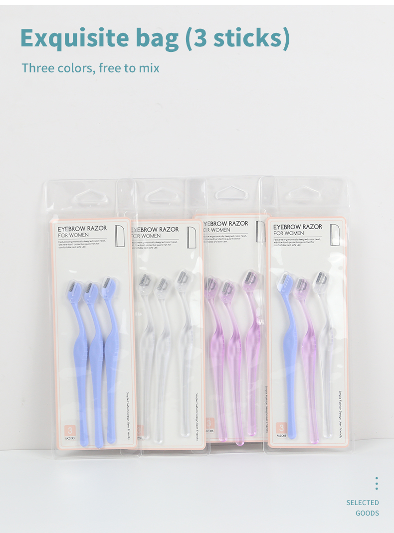 Premium Precision Stainless Steel Eyebrow Razor for Perfect Shaping