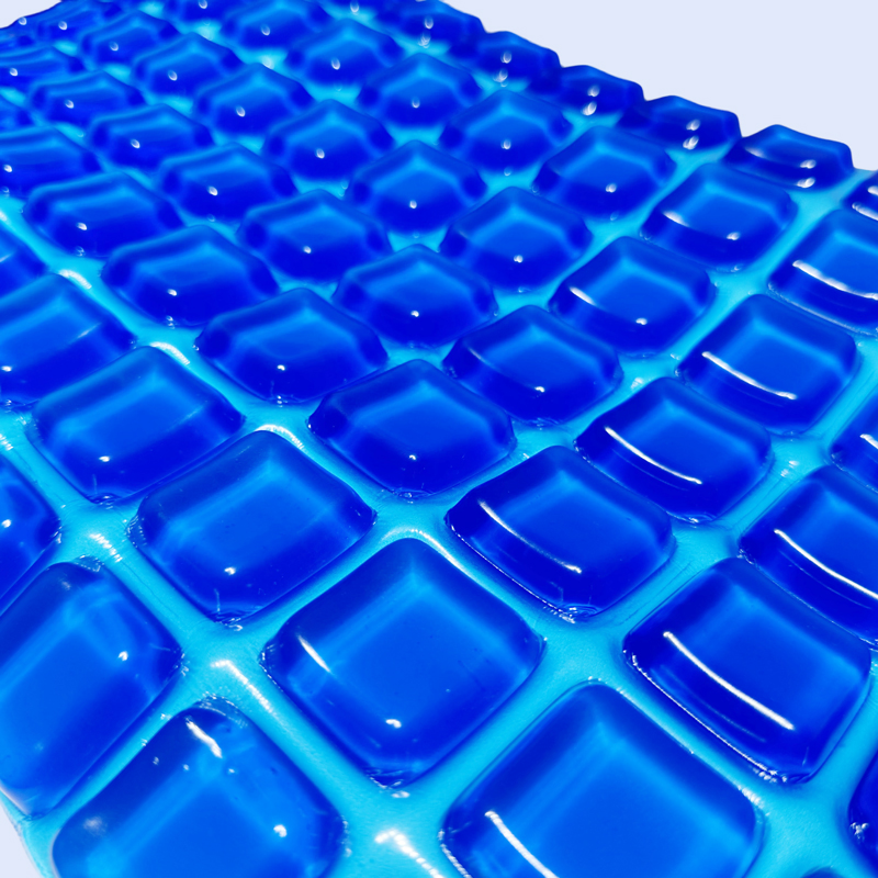 Factory Wholesale Blue Bed Pillow TPE Memory Foam Sleeping