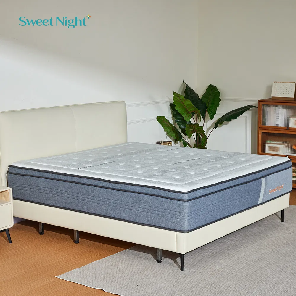 Premium King Size Ice Cooling Hybrid Pocket Spring Mattress