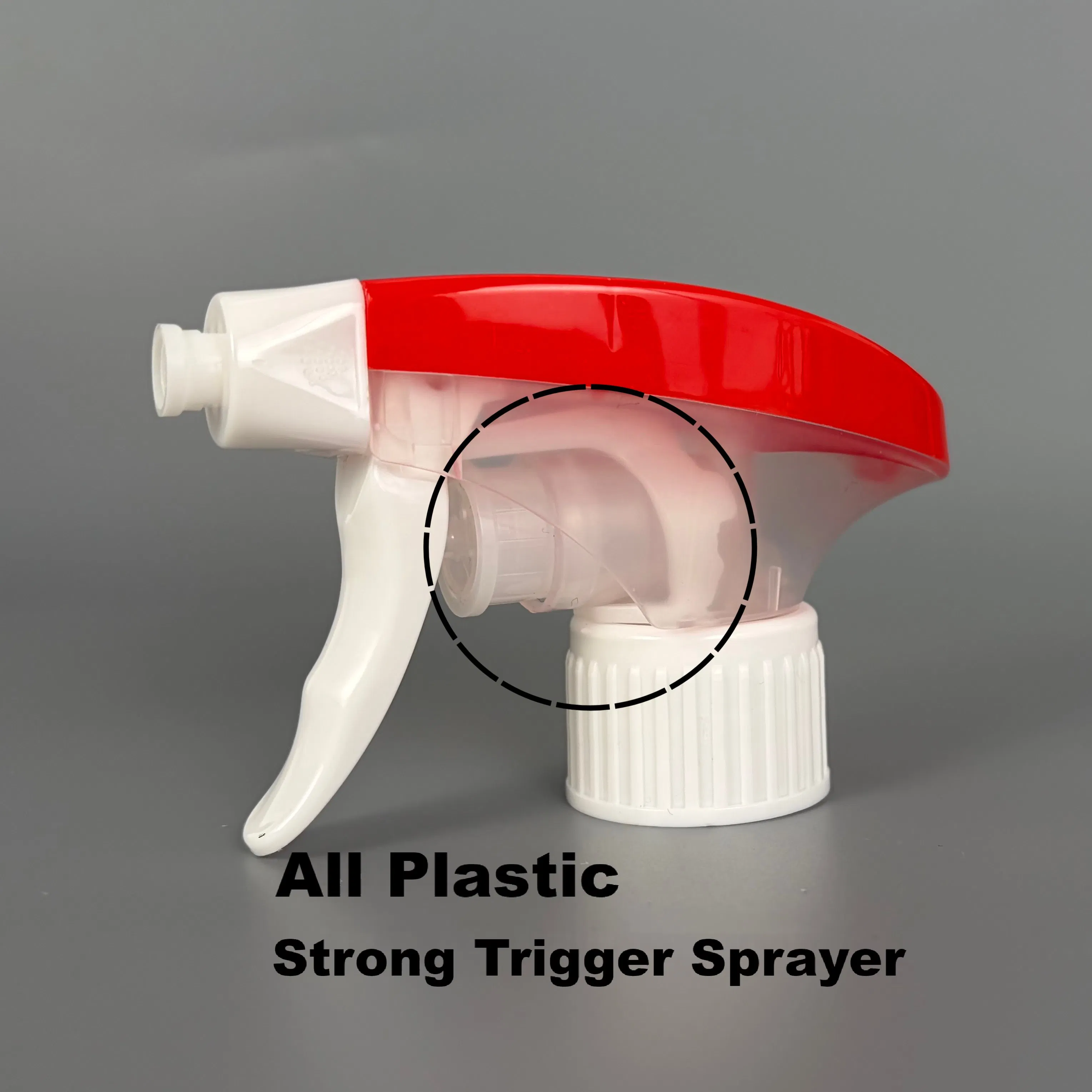 All Plastic Strong Cleaning Foam Trigger Sprayer with Upper Lower Cover Combo