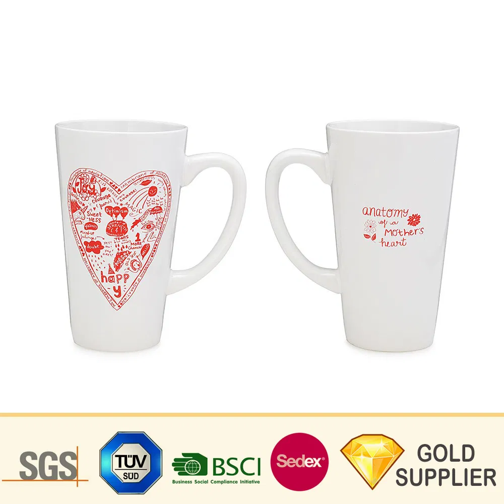 Фарфоровая кружка с индивидуальной печатью, Bone China