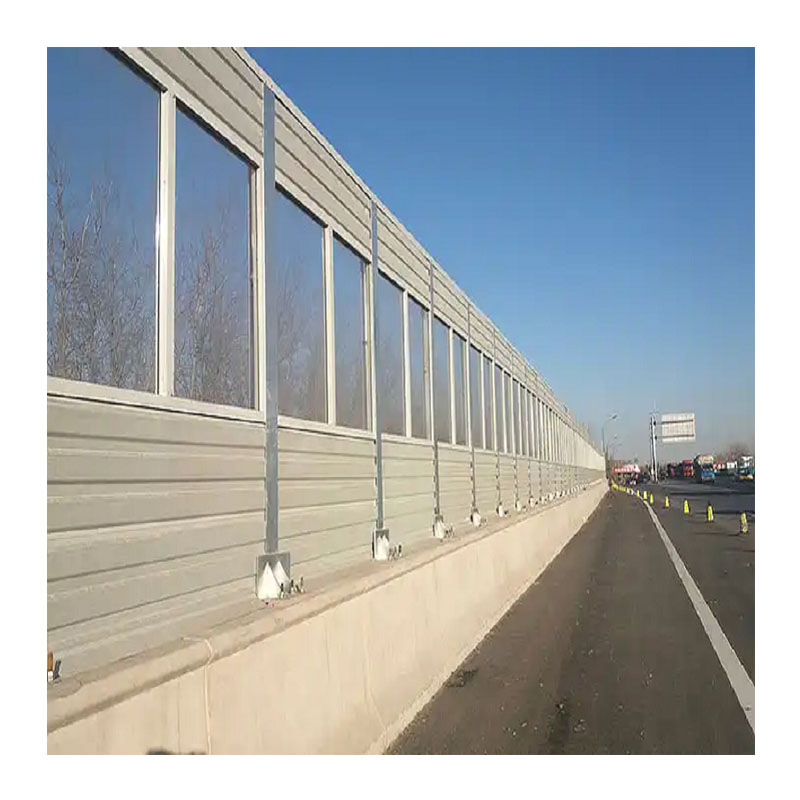 Factory Hot Sale Aluminium Panel Green Color Outdoor Road Used Traffic Noise Barriers Highway Noise Barrier