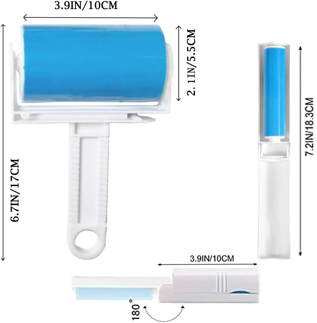 Washable Lint Roller Reusable Sticky Mop Lint Roller Floor Remove Dog Cat Hair Extra Sticky Portable Lint Roller