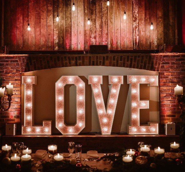 Full Color Outdoor Sign Marquee Light Acrylic 4FT Large Sign Lights Marquee Letters