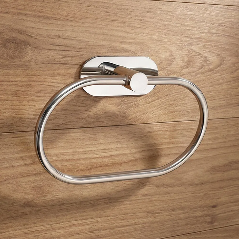 Полотенцедержатель из нержавеющей стали с самоклеющейся основой