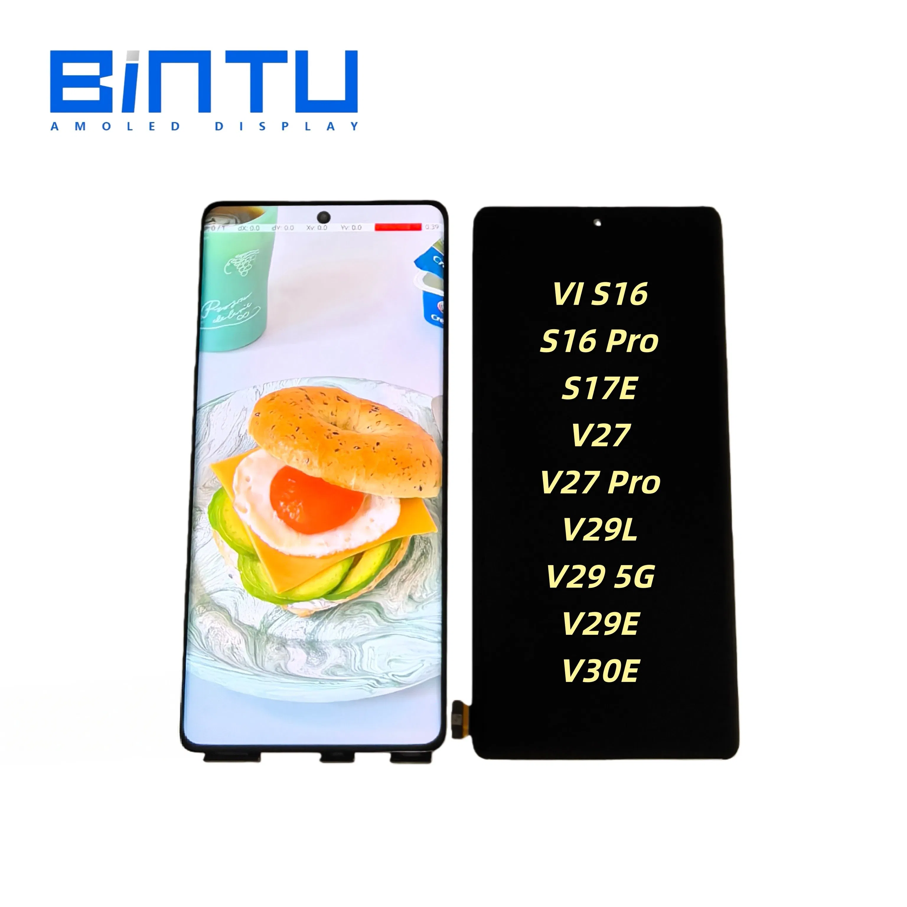 Дисплей Bintu 6.67" OLED для Vivo V29, S16, Y78+