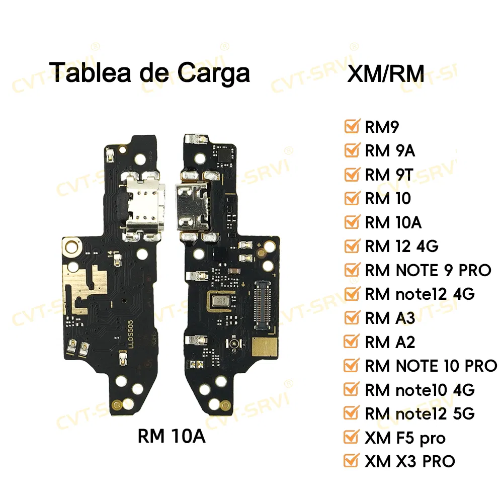 Зарядная плата CVT для Redmi 10A, 9T, Note и других моделей