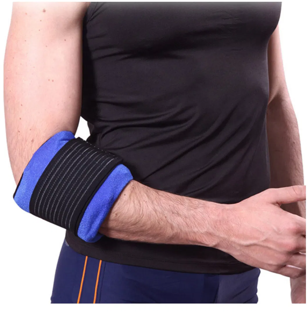 Hot and Cold Therapy Gel Wrap for Body Parts Including Head Neck Elbow Wrist Knee Ankle Arch   for Soreness Swelling Relief