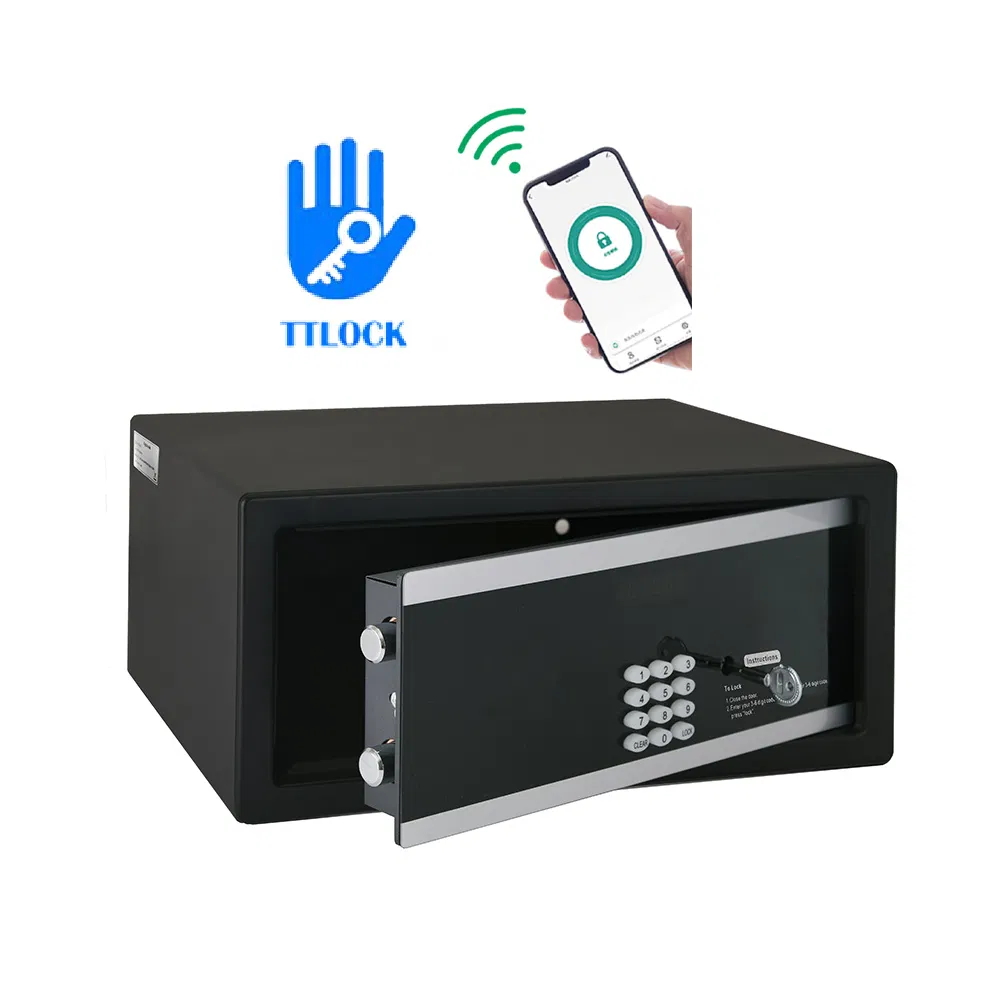 High End Ttlock APP Bluetooth Smart Safe Deposit Box for Hotel Office Home School