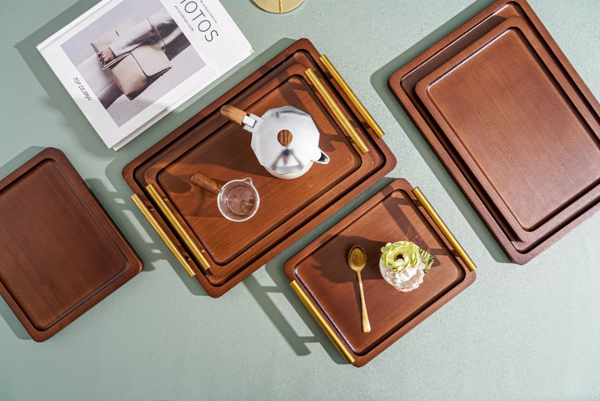 Exquisite Wood Dessert Organizer for Catering Events and Showcases