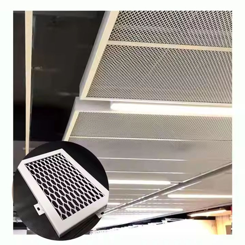 Alum Aluminum Mesh Ceiling Tiles