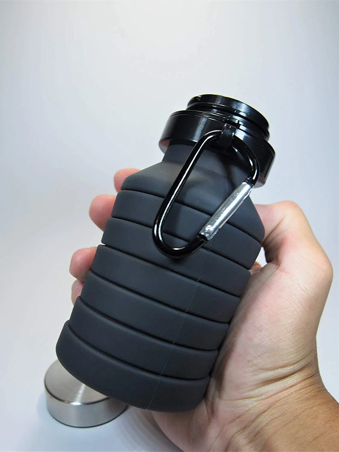 550ml Collapsible Foldable Drink Silicone Water Bottles