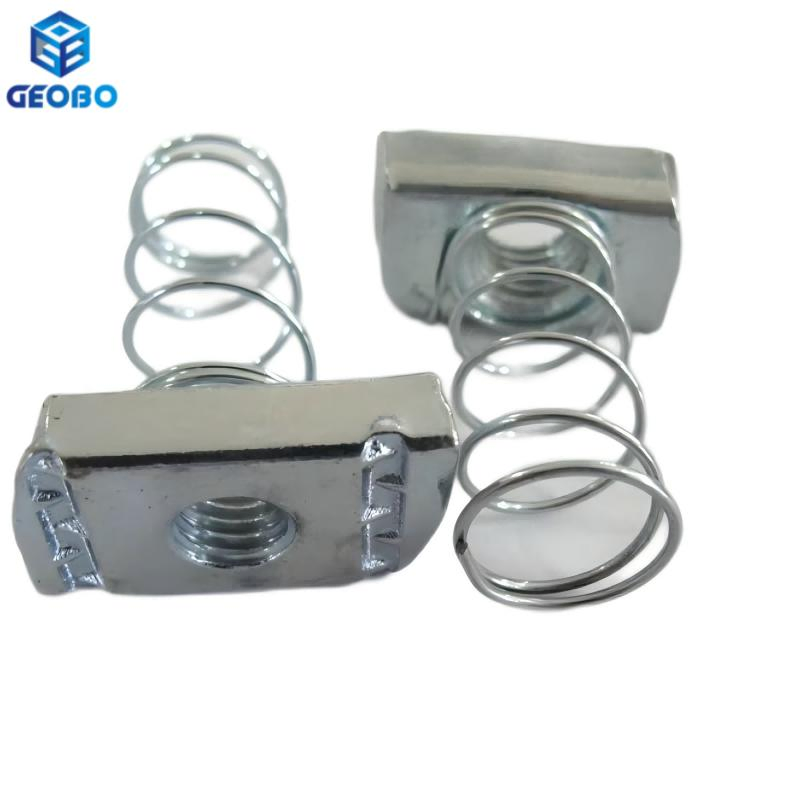 Solar Accessories Carbon Steel Stainless Steel Channel Spring Nut