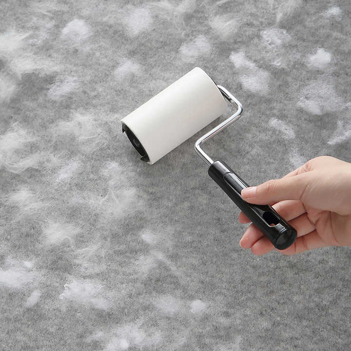 Ultimate 8cm Sticky Lint Roller for Effortless Pet Hair Cleanup